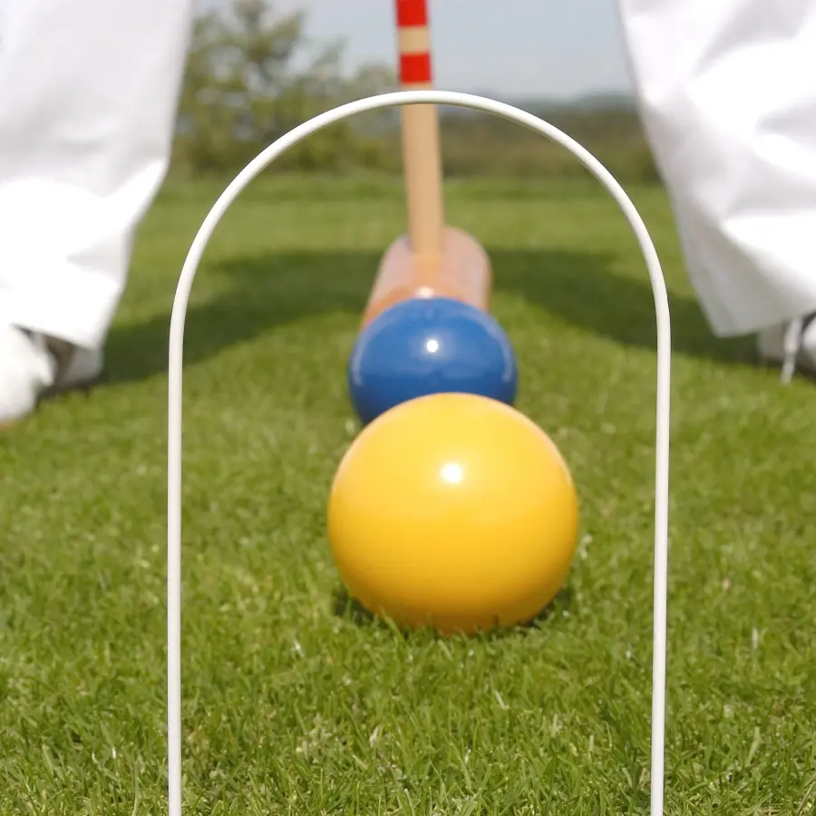 4-Player Croquet Set with Storage Trolley - Image 10