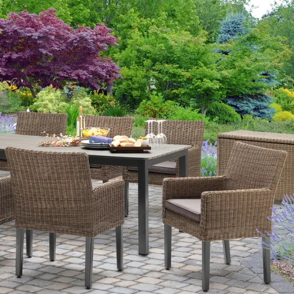 Bretange 71x39-Inch Outdoor Dining Table - Image 3