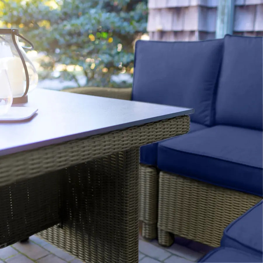Palma Modular Wicker Corner Dining Set - Image 5
