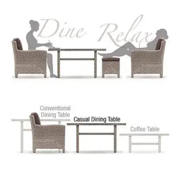 Palma Modular Wicker Corner Set with Swivel Glider - Image 10