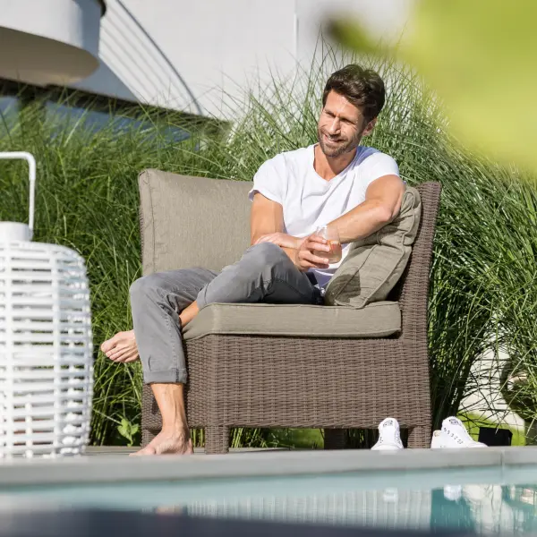 Palma Modular Wicker Corner Chair - Image 3