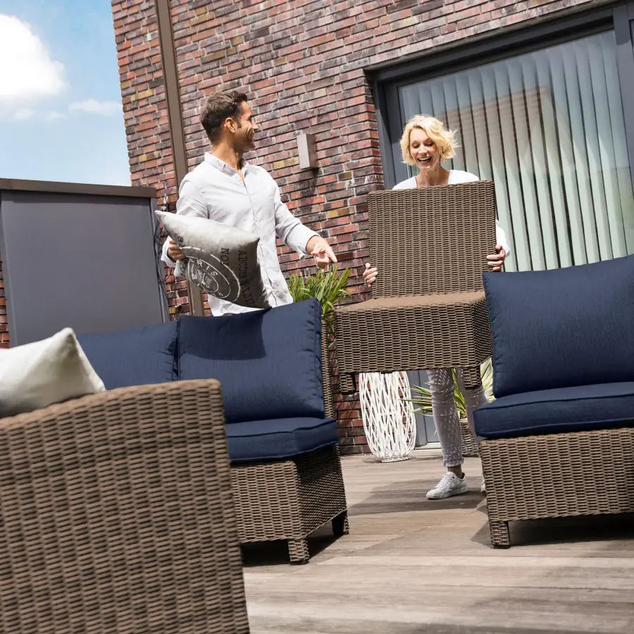Palma Modular Wicker Corner Chair - Image 4