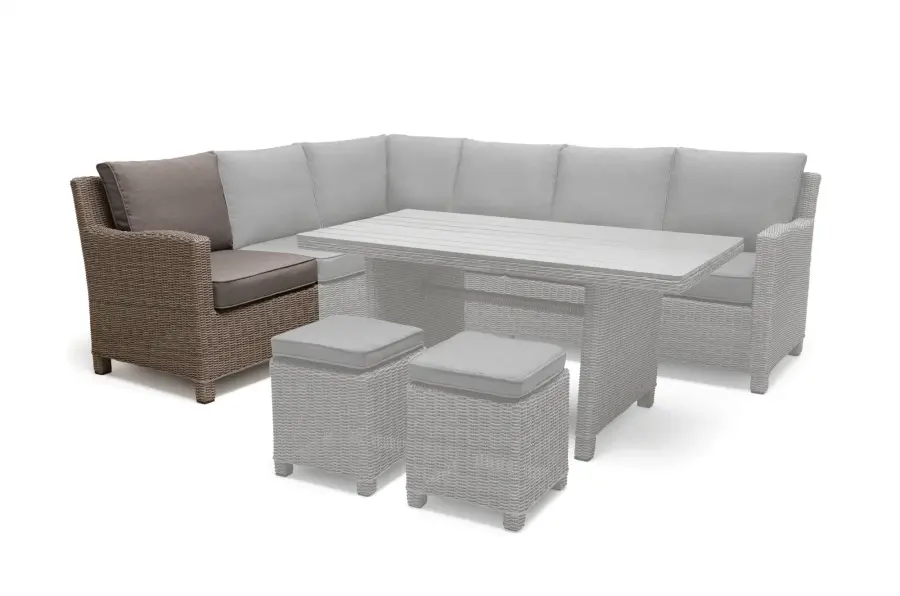 Palma Modular Wicker Left Arm Chair - Image 6