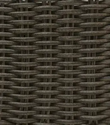 Palma Wicker Rattan Ottoman with Cushion - Image 4