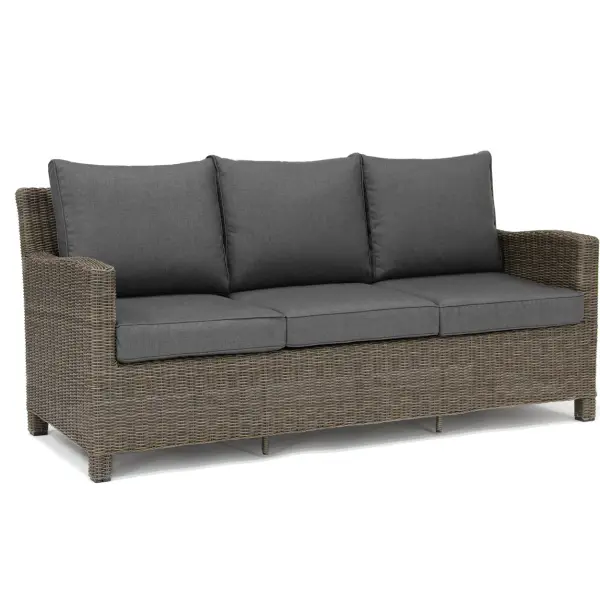 Palma Wicker Rattan Sofa with Cushions - Image 5