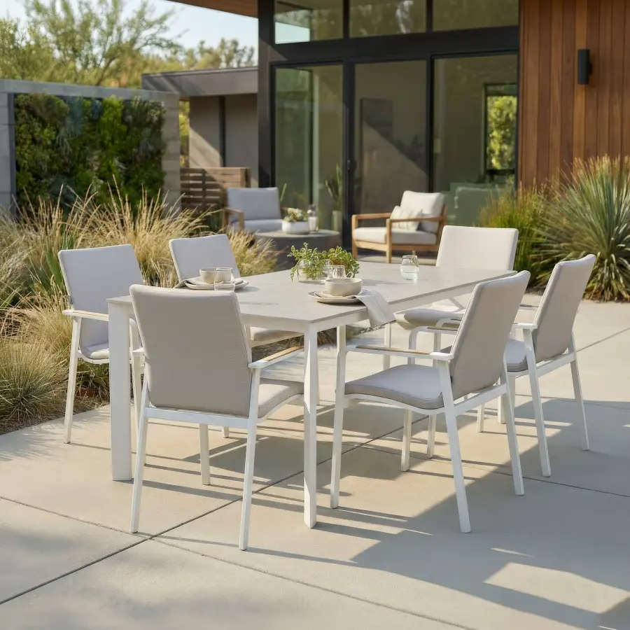 Diamond 7-Piece Mid-Back Dining Sets - Image 1