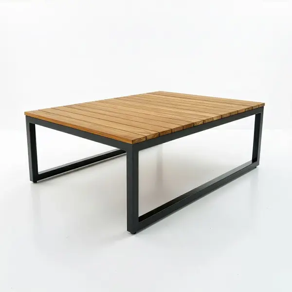 Complete your outdoor space with the DIAMOND Coffee Tables—where modern design meets everyday durability. A sturdy powder-coated aluminum frame with full-circumference welds provides lasting strength, while the FSC®-certified teak top adds warm, natural charm. Integrated foot levelers keep things steady on uneven surfaces. Available in two versatile sizes and finished in Matte White or Anthracite to suit your style. Powder-coated aluminum frame for long-lasting durability FSC®-certified teak table top adds warmth and natural detail Full-circumference welds for added strength Integrated foot levelers to prevent wobbling on uneven floors and prolong the life of the table Sizes: 37"L x 28"W x 16"H or 31"L x 31"W x 15"H Color: Matte White or Anthracite - alternate view