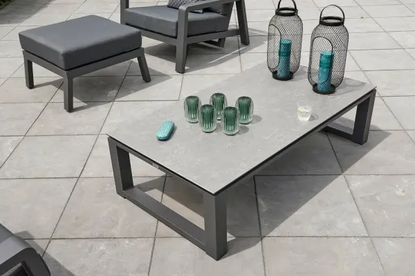 Primavera Outdoor Coffee Table with Ceramic Top - Image 4