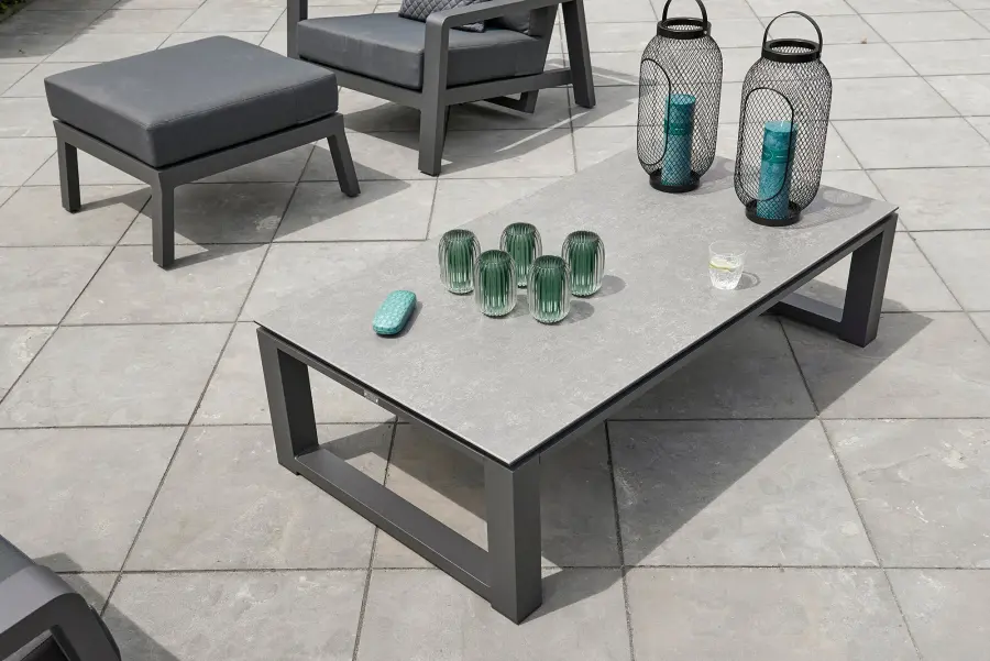 Primavera Outdoor Coffee Table with Ceramic Top - Image 4