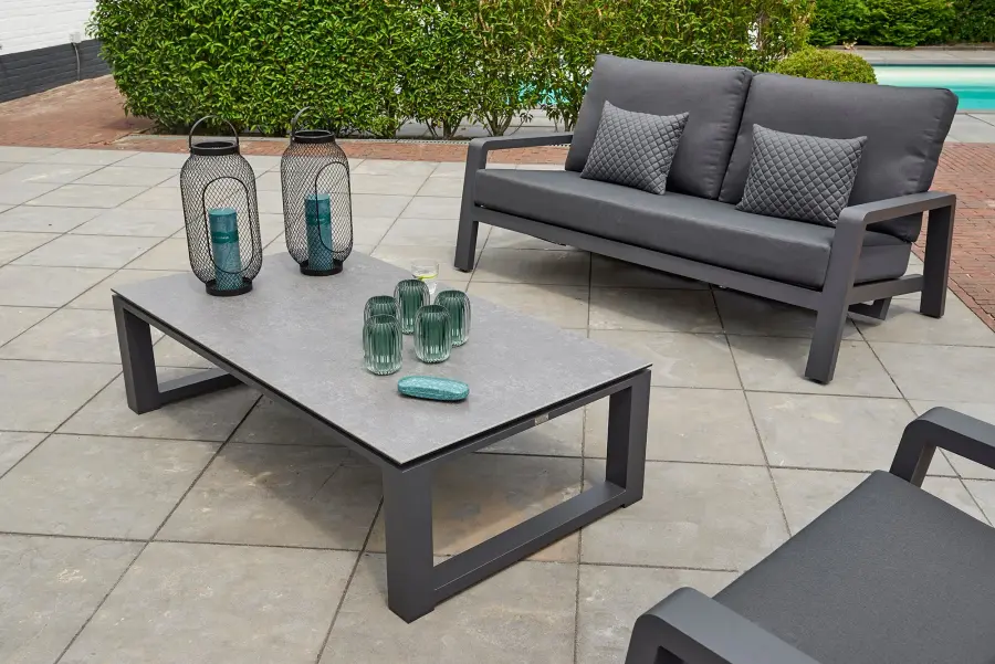 Primavera Outdoor Coffee Table with Ceramic Top - Image 5