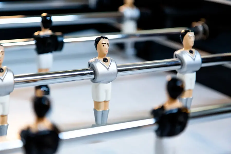 René Pierre Match Noir Indoor Foosball Table - Image 6