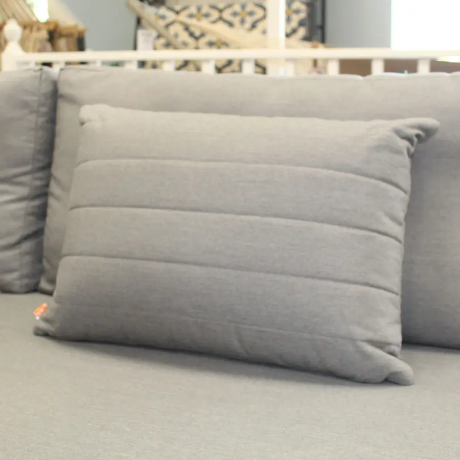 Line Pillow in Sunbrella Natte Charcoal - Image 7