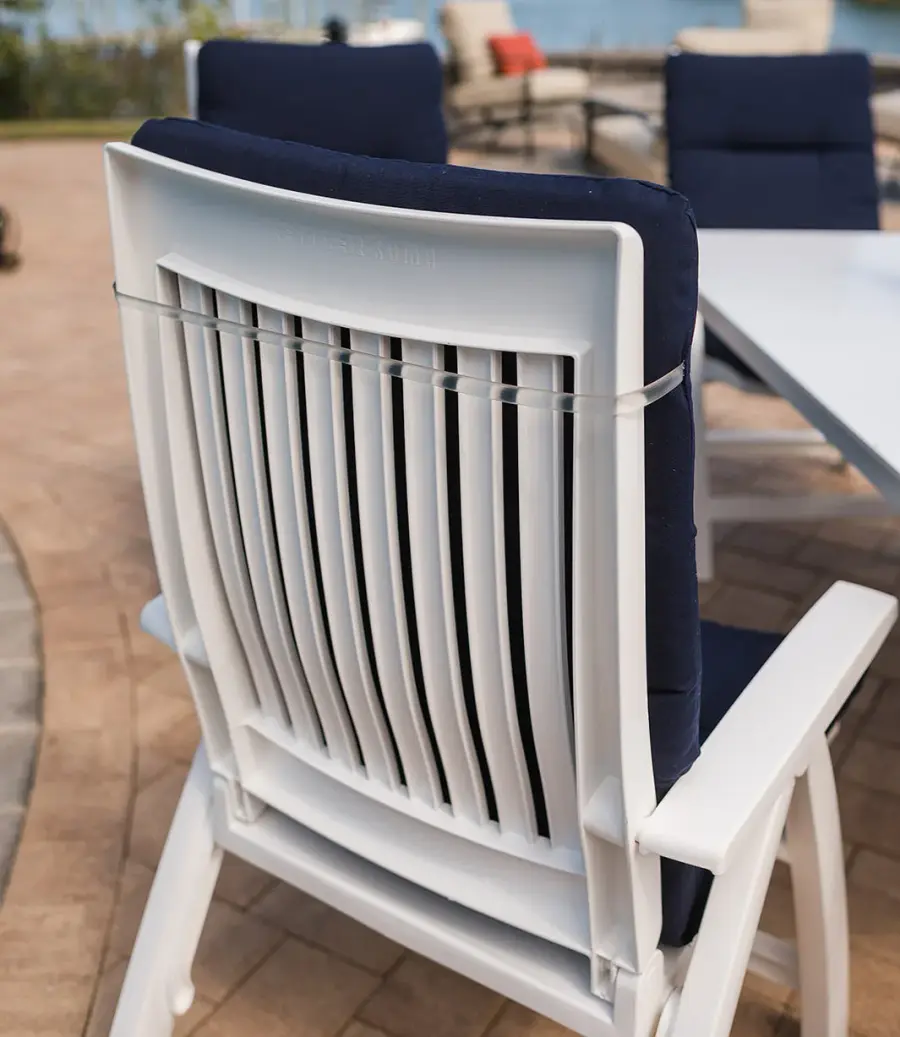 Roma 7-Piece Resin Dining Set with Cushions - Image 6