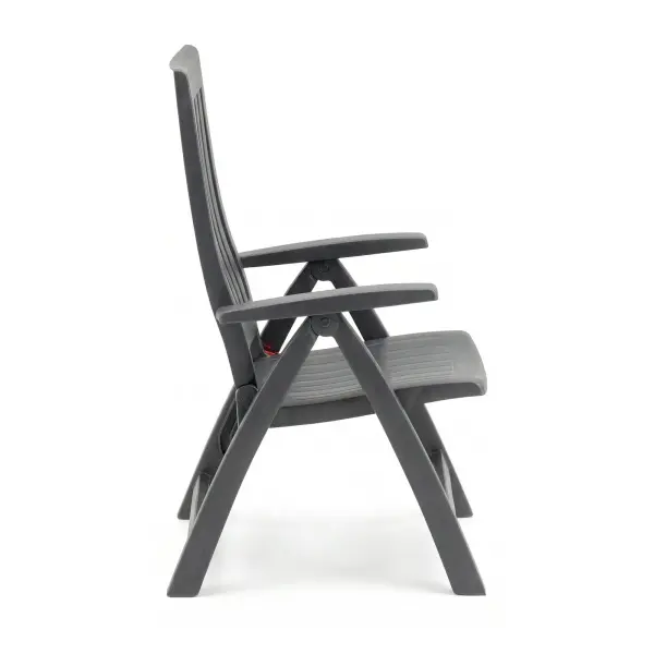 Roma 7-Piece Resin Dining Set, Anthracite - Image 7