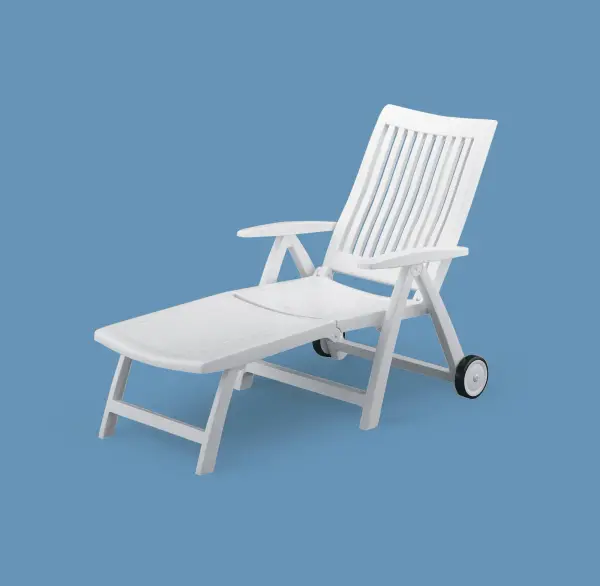 Roma Polymer Resin Multi-Position Lounger - Image 1