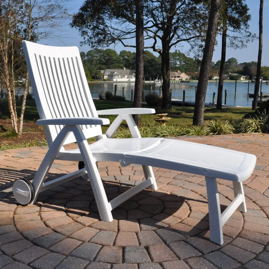 Roma Polymer Resin Multi-Position Lounger - Image 2