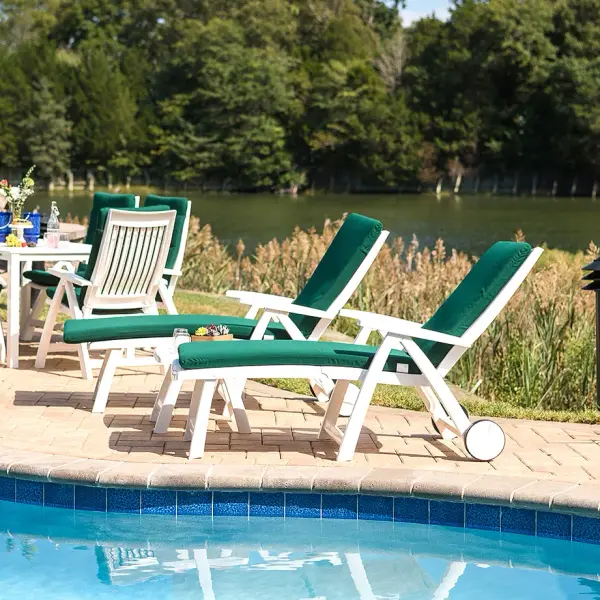 Roma Polymer Resin Multi-Position Lounger - Image 5