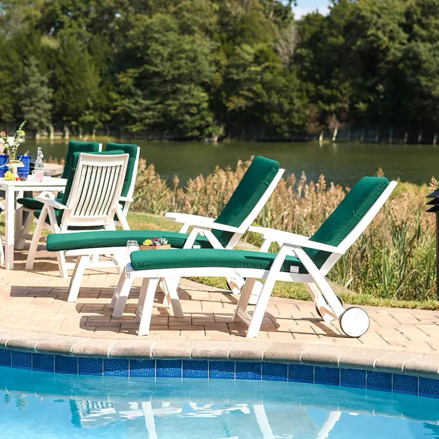 Roma Polymer Resin Multi-Position Lounger - Image 5