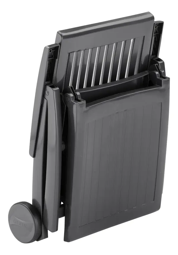 Roma Polymer Resin Multi-Position Lounger, Anthracite - Image 7