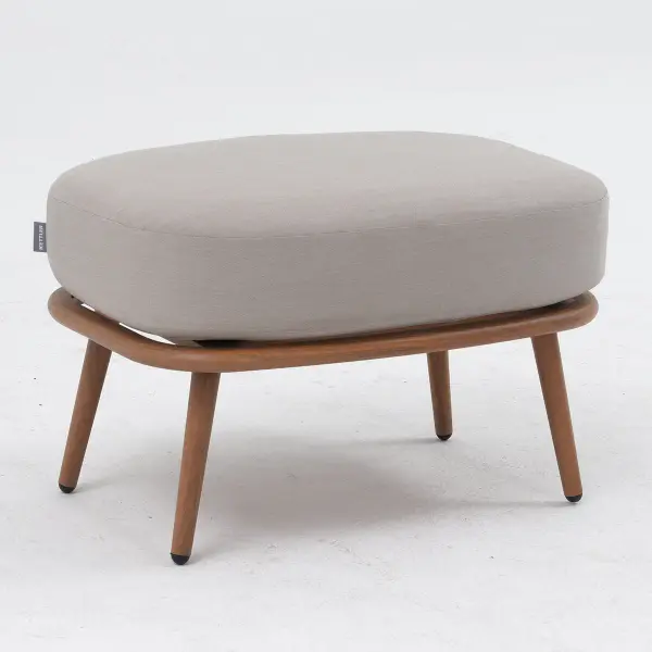 The Chelsea Ottoman is the perfect finishing touch to your outdoor lounge space, offering versatile comfort with the same warm, natural aesthetic as the full Chelsea Collection. Designed to pair seamlessly with the lounge chairs or loveseat, it can be used as a footrest, extra seating, or even a casual accent table with a tray. Plush cushioning and a realistic wood-look aluminum frame create an upscale feel without the maintenance of real wood. Durable aluminum frame with Therma-Luxe heat transfer finish Wood grain appearance that mimics natural wood without the upkeep Plush cushion for exceptional comfort and support Multi-functional design for lounging, extra seating, or entertaining Ships fully assembled or with minimal assembly required Modern upscale styling at an approachable price Cushion Color: Point Dune Frame Color: Honey Oak