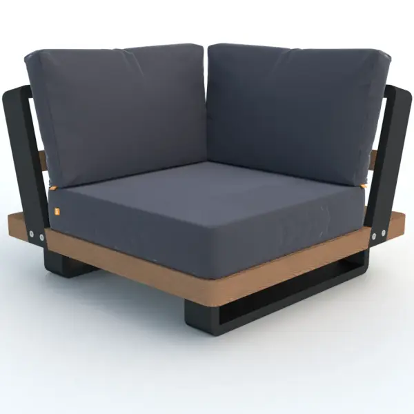 The Fitz Roy combines certified Indonesian teak with lightweight aluminum construction and Sunbrella cushions for exceptional outdoor durability. Deep seating design and integrated foot levelers provide maximum comfort and stability.