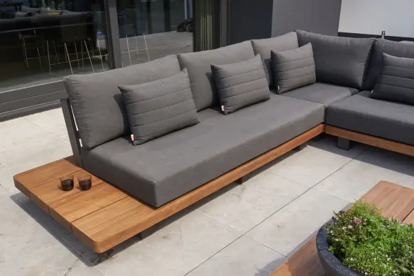 Fitz Roy Teak Corner Conversation Set - Image 5