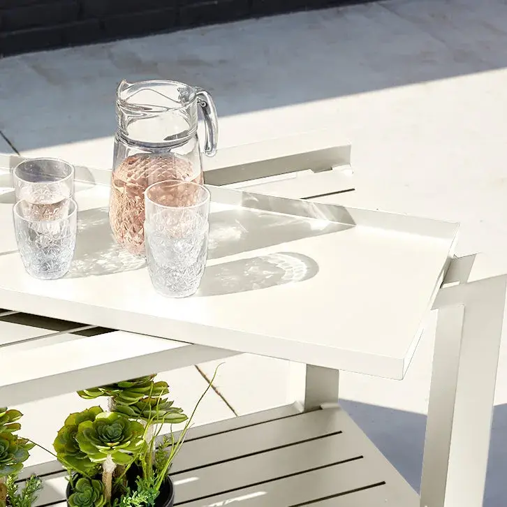 Easy Serving Trolley - White Aluminum - Image 13