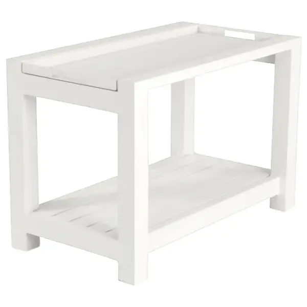 Easy Serving Trolley - White Aluminum - Image 14