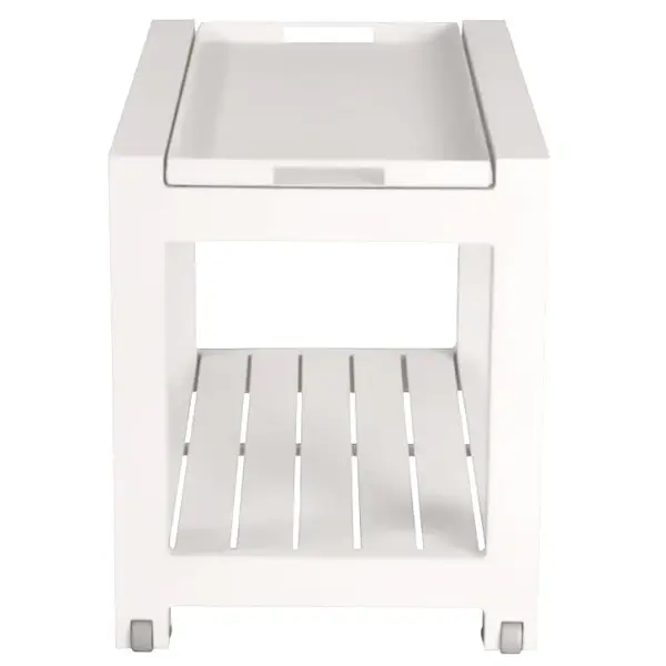 Easy Serving Trolley - White Aluminum - Image 15