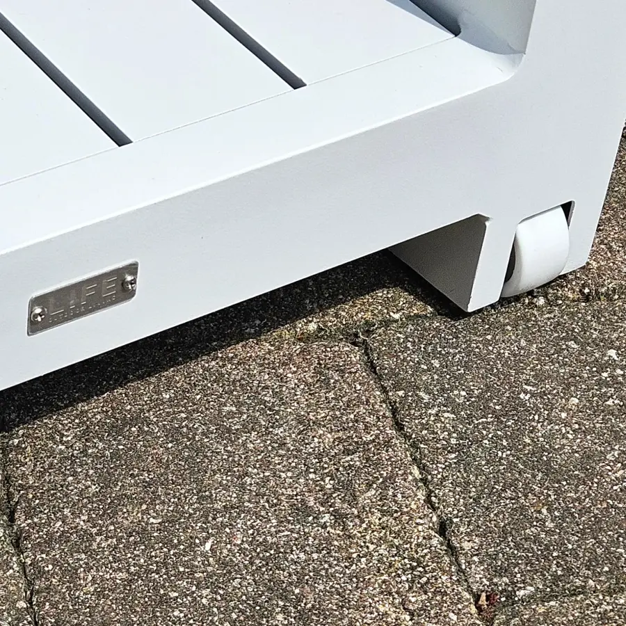 Easy Serving Trolley - White Aluminum - Image 17