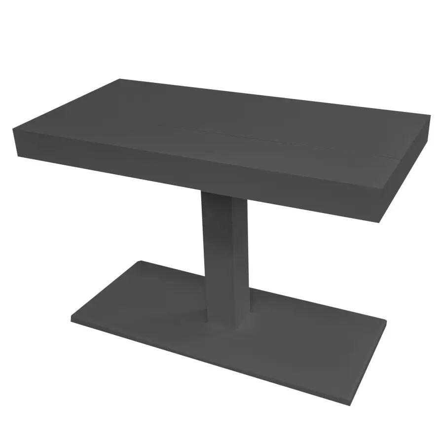 Fitz Roy White Aluminum Side Table - Image 1