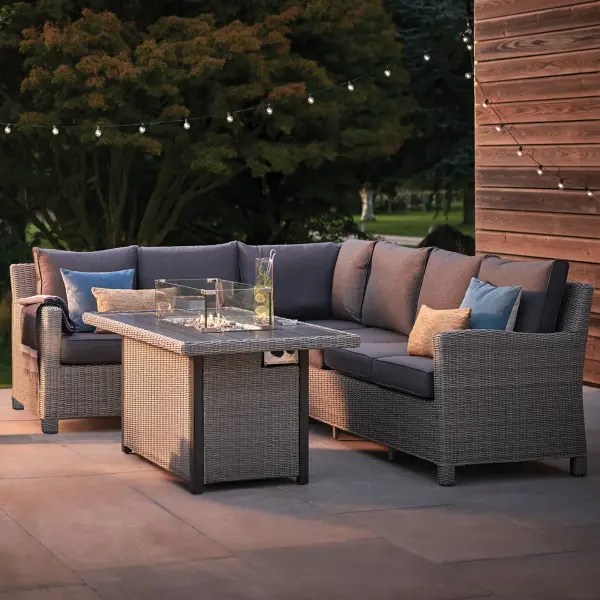 Palma Wicker Fire Table - Image 4