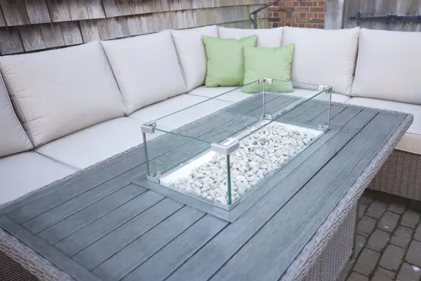 Palma Wicker Fire Table - Image 6