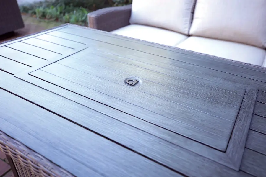 Palma Wicker Fire Table - Image 7