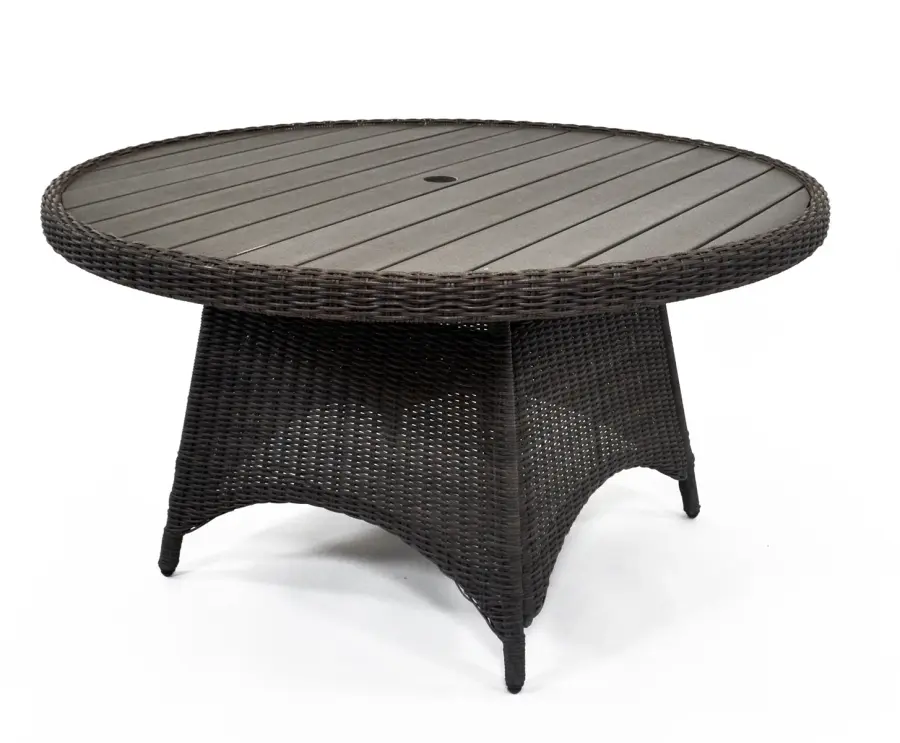 Palma Wicker Round Lounge Set - 5-Piece - Image 5