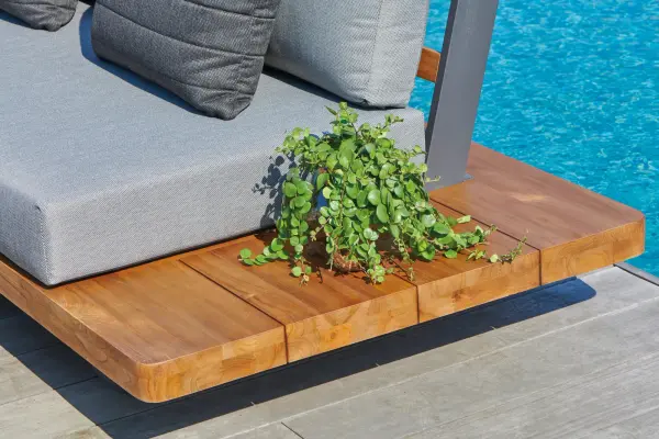 Fitz Roy Teak Outdoor Sofa - Image 3