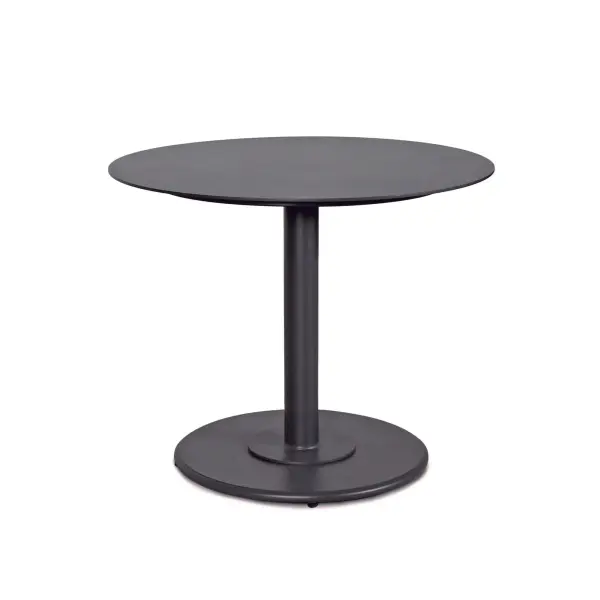The Café Milano Bistro Table combines minimalist design with commercial-grade durability. Its lightweight aluminum top and powder-coated steel base deliver weather resistance and easy maintenance for balconies, patios, and café settings.