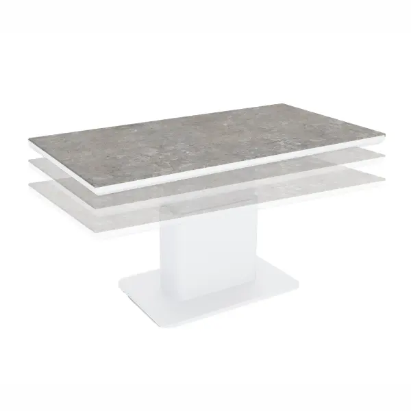 LUKA Adjustable Height Tables, White - Image 5