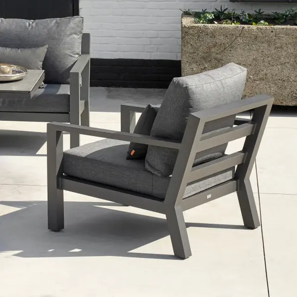 Timber Corner Conversation Set with Lounge Chair - Image 3