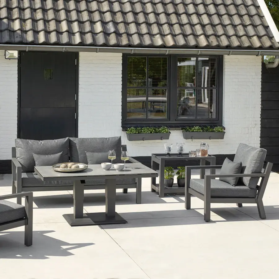 Timber Outdoor Sofa - Image 4