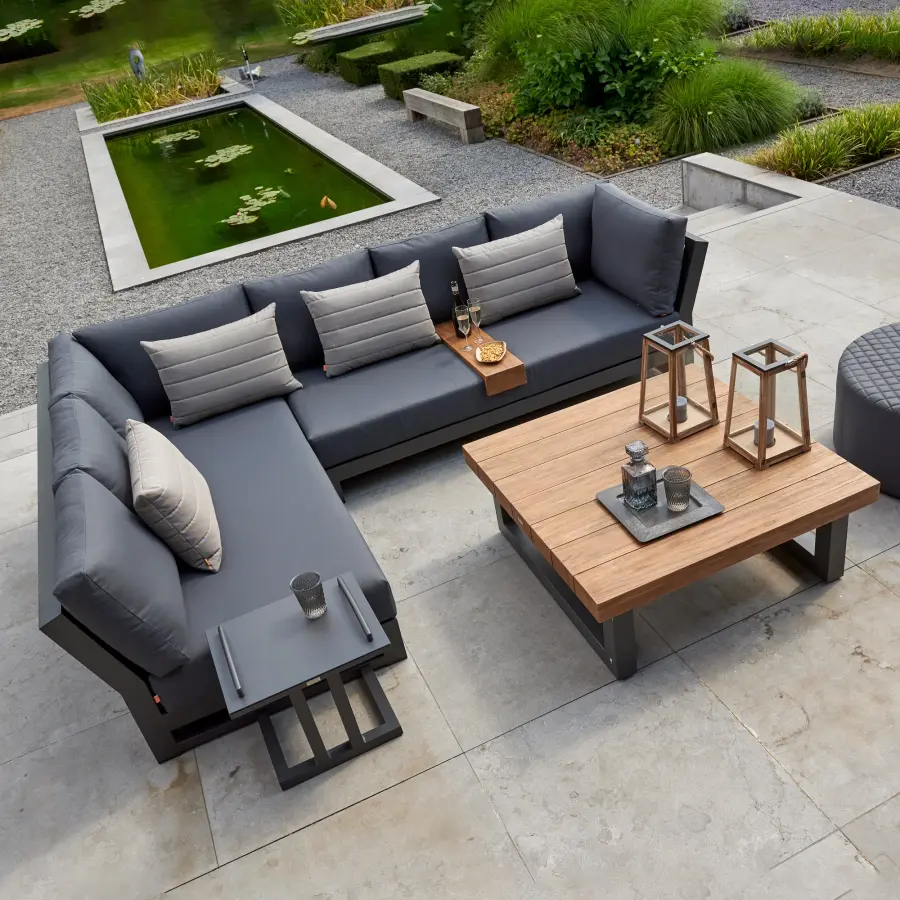 Nevada Small Corner Conversation Set with Pillows - Image 1