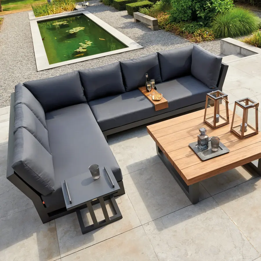 Nevada Small Corner Conversation Set with Pillows - Image 11
