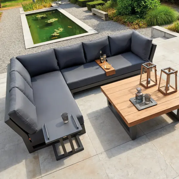 Nevada Small Corner Conversation Set with Pillows - Image 10
