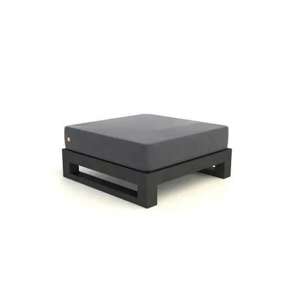 The Nevada Lounge Ottoman combines contemporary design with premium outdoor durability. Features powder-coated aluminum construction, quick-drying Textilene sling, and weather-resistant Sunbrella cushions for year-round comfort.