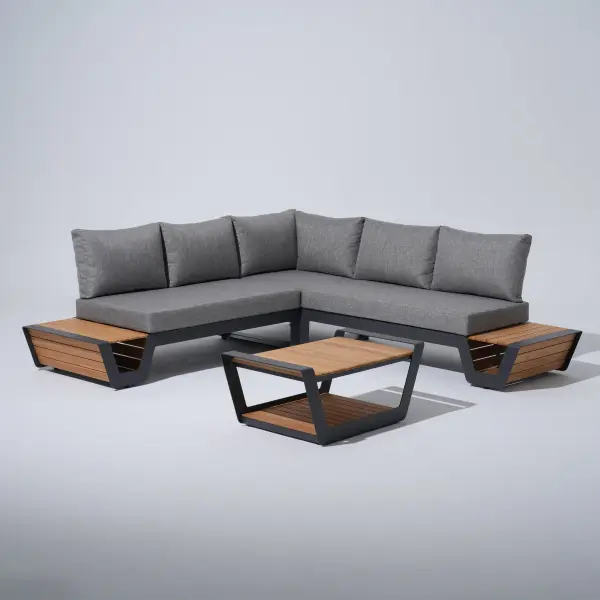 V-Style 4 Piece Corner Sectional Set - Image 3