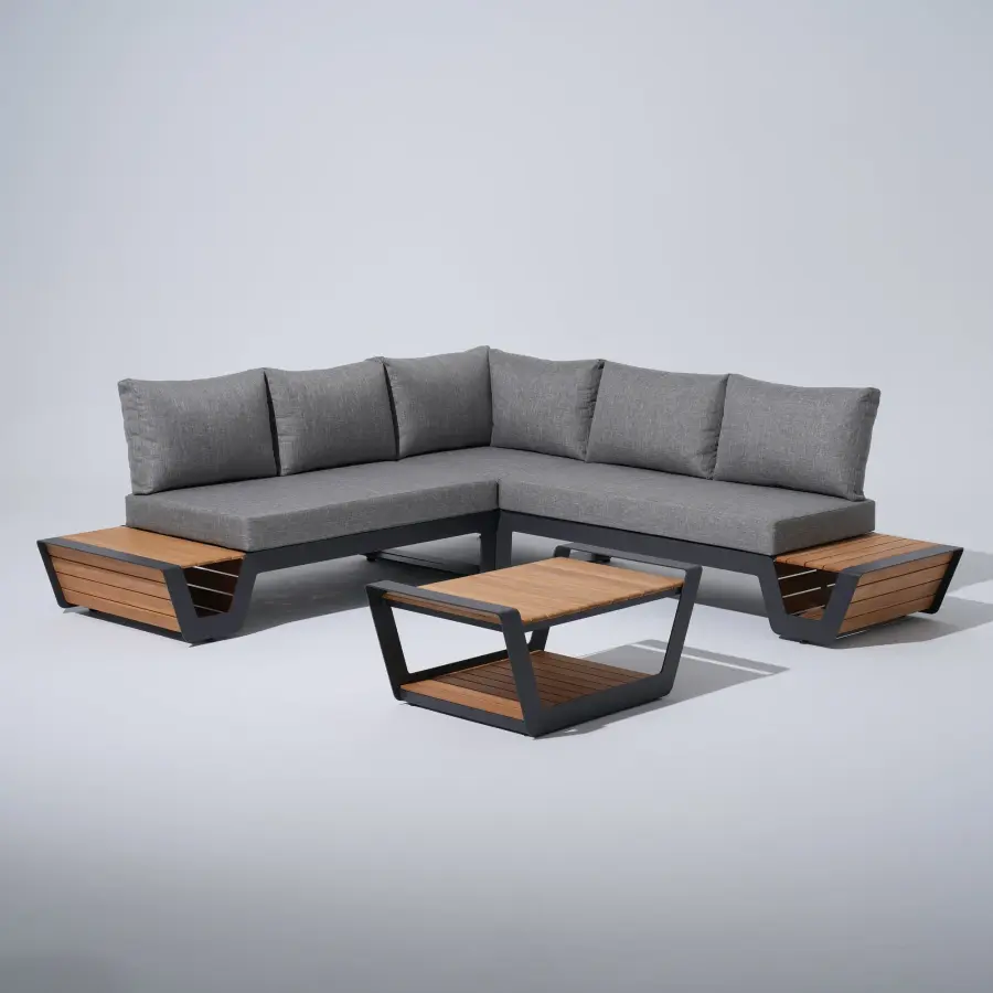 V-Style 4 Piece Corner Sectional Set - Image 3