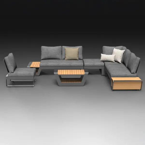 V-Style 6-Piece Corner Sectional Set - Image 5