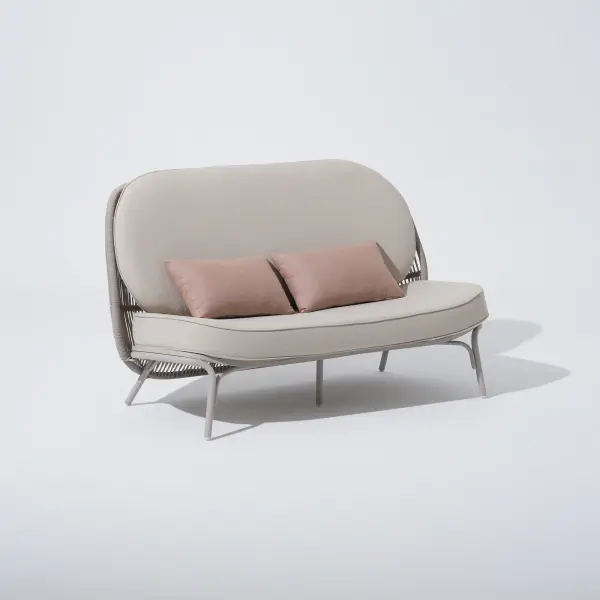Shell 5-Piece Outdoor Lounge Set with Pillows - Image 6
