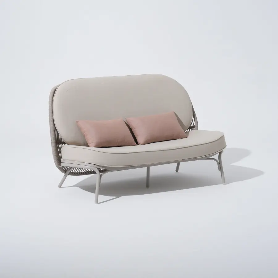 Shell 5-Piece Outdoor Lounge Set with Pillows - Image 6