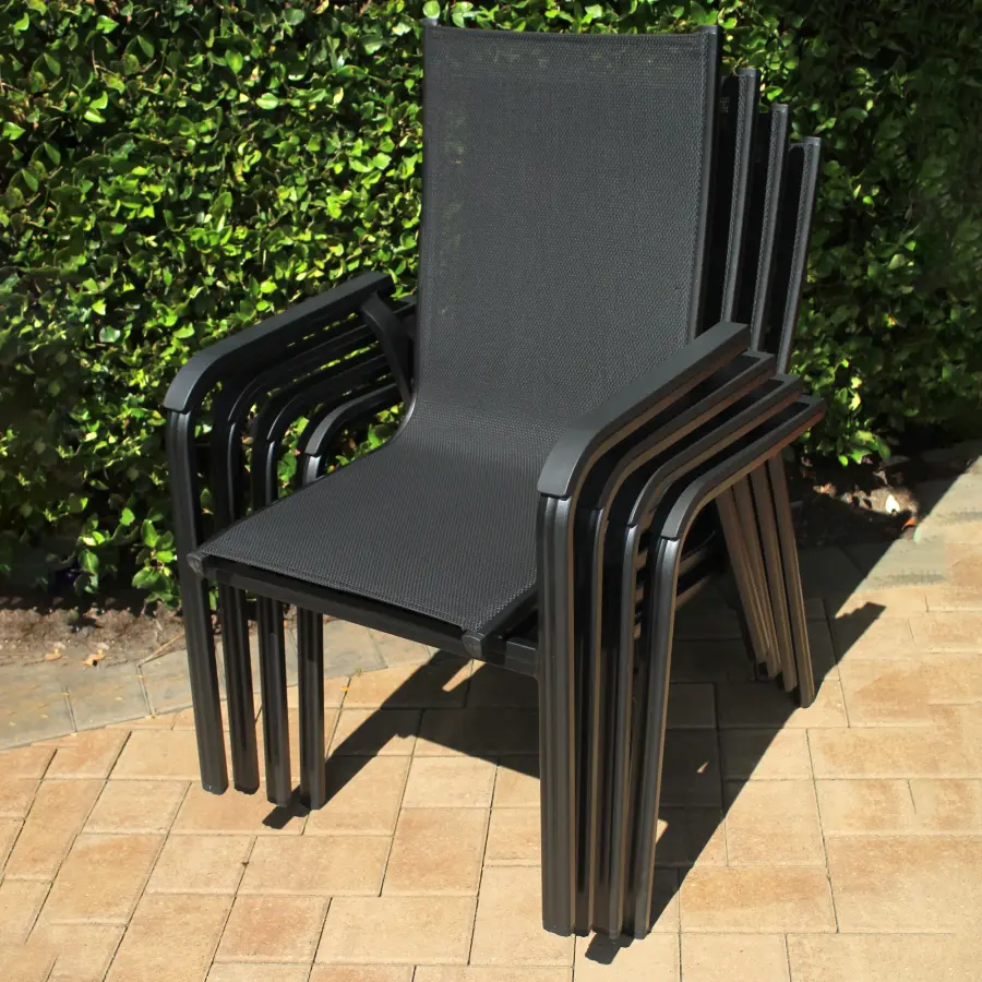 Basic Plus Stackable Arm Chair - Set of 4 - Image 2